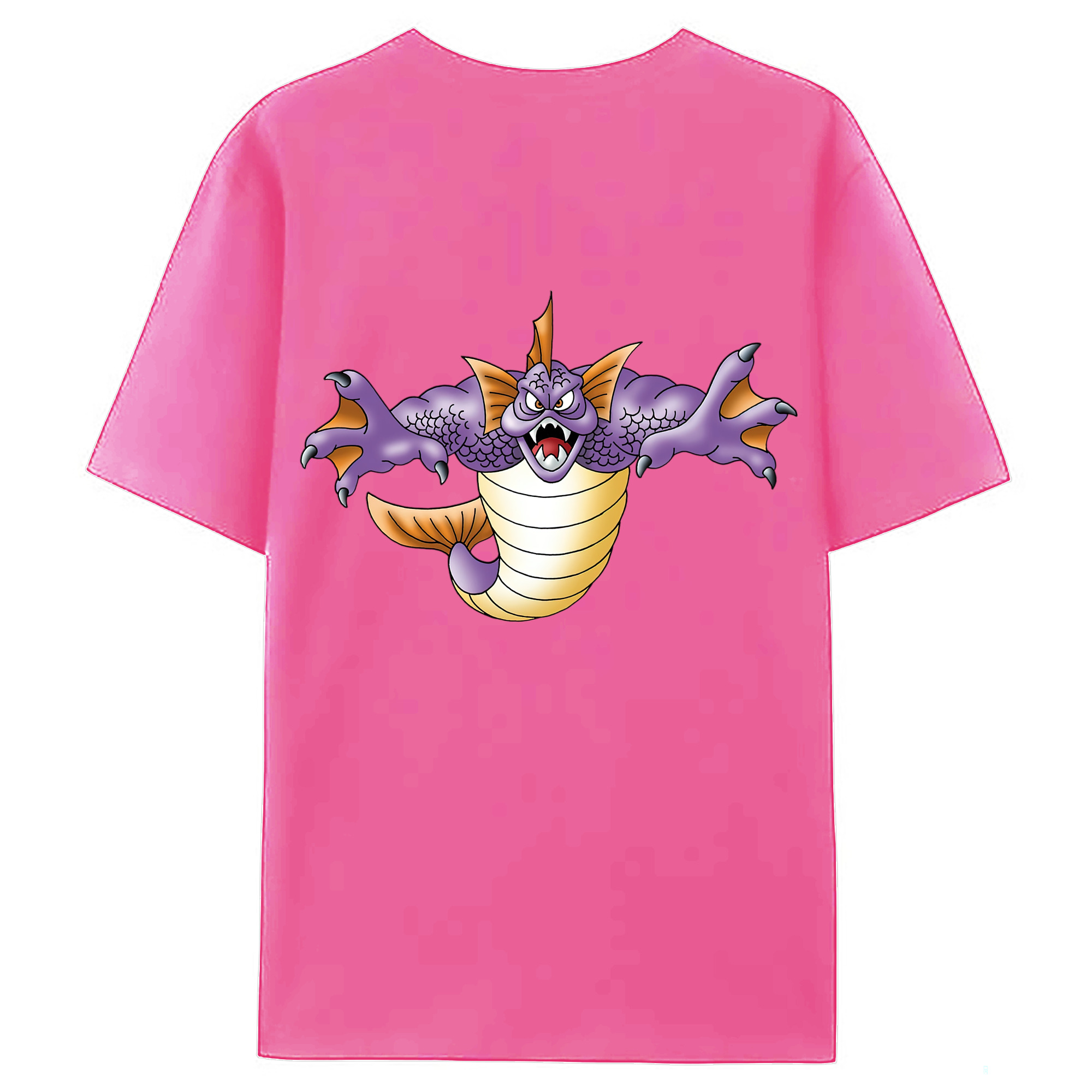 （画像用） ドラゴンクエスト Doragon Kuesuto Dragon Quest レディース半袖Tシャツ(バックプリント)